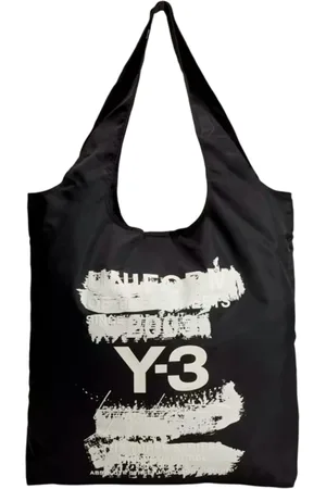 Y-3 Homme, Sacs, Noir, Taille: ONE Size Sac de shopping graphique en nylon