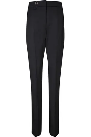 Jacquemus Femme, Pantalons, Noir, Taille: 34 FR Pantalon Noir en Laine Taille Haute
