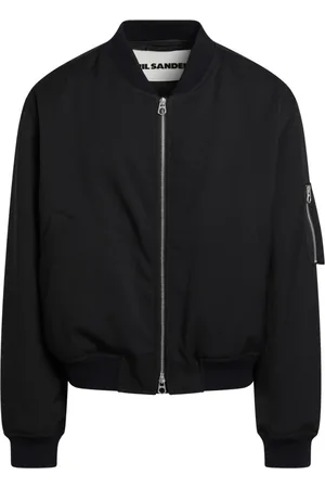 Jil Sander Homme, Vestes, Noir, Taille: M Bomber Jacket