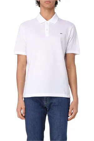 Paul & Shark Homme, Tops, Blanc, Taille: M Polo en maille avec badge requin