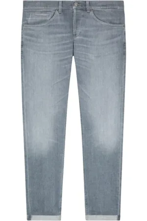 Dondup Homme, Jeans, Gris, Taille: W36 Pantalon en coton biologique