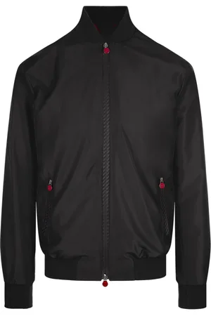 Kiton Homme, Vestes, Noir, Taille: XL Bomber Jacket