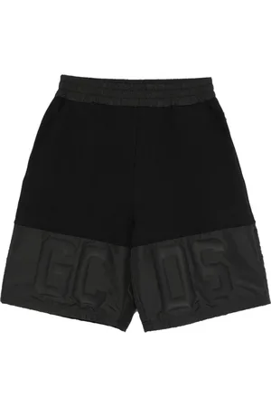 GCDS Homme, Shorts, Noir, Taille: S Shorts à taille élastique noire
