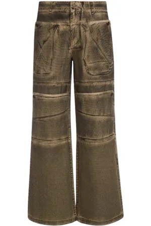 Guess Femme, Jeans, Brun, Taille: W32 Pantalon Cargo Sérigraphié