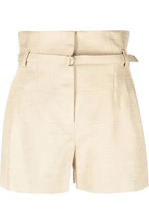 IRO Femme, Shorts, Brun, Taille: 42 FR Short décontracté marron en coton et viscose
