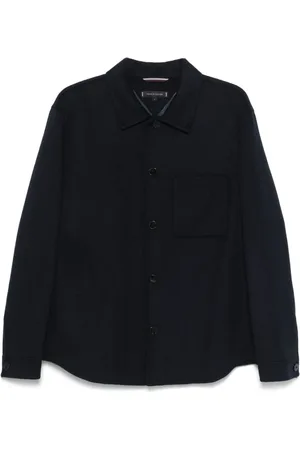 Tommy Hilfiger Homme, Chemises, Bleu, Taille: M Chemise Boutonnée Bleu Marine