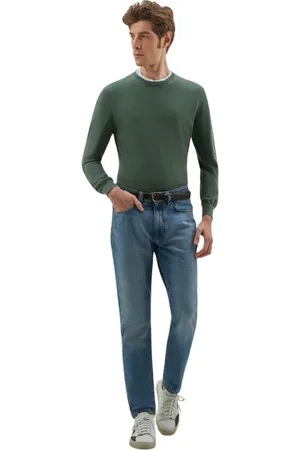 Boglioli Homme, Pulls, Vert, Taille: M Coton Crewneck