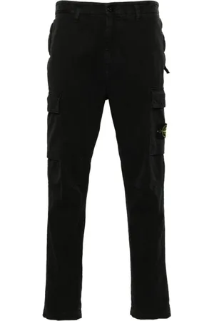 Stone Island Homme, Pantalons, Noir, Taille: W32 Pantalon Compass Badge
