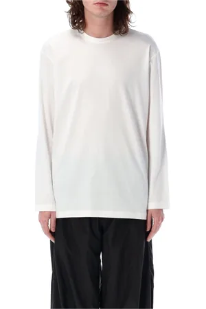 Y-3 Homme, Tops, Blanc, Taille: M T-Shirt Logo Graphique