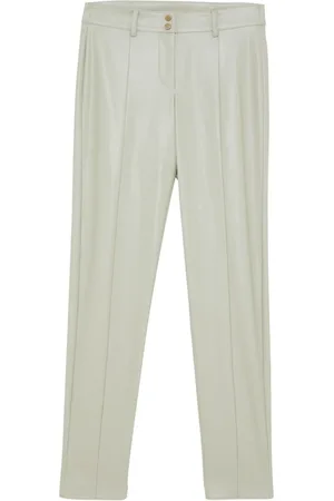 Patrizia Pepe Femme, Pantalons, Vert, Taille: 38 FR Pantalon Skinny Taille Haute Slim Fit