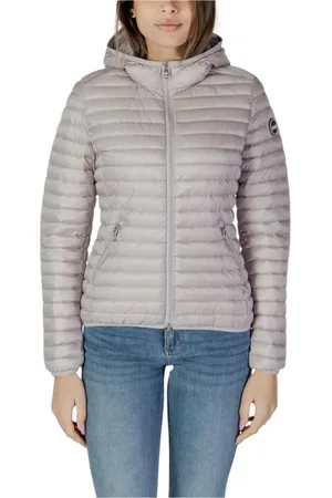 Colmar Femme, Vestes, Gris, Taille: 42 FR Veste Grise à Capuche en Nylon