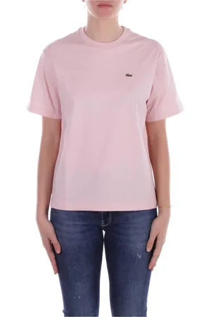 Lacoste Femme, Tops, Rose, Taille: 36 FR T-shirts et Polos Rose Poudré