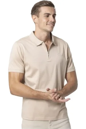 Karl Lagerfeld Homme, Tops, Rose, Taille: S Polo à Manches Courtes avec Fermeture Éclair