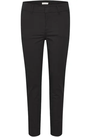 Part Two Femme, Pantalons, Noir, Taille: 38 FR Pantalon Noir Slim-fit