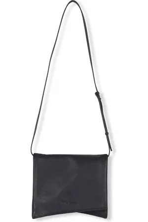 Cortana Femme, Sacs, Noir, Taille: ONE Size Sac Bandoulière Asymétrique en Cuir