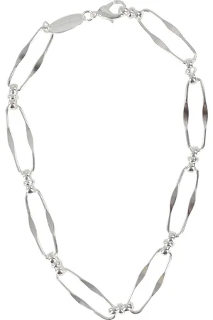 FEDERICA TOSI Femme, Accessoires, Gris, Taille: ONE Size Collier en Dentelle Argent Sylvie