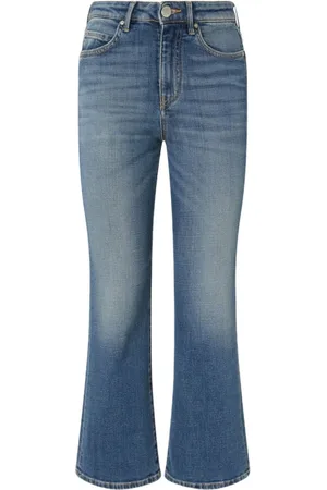 Pinko Femme, Jeans, Bleu, Taille: W25 Jean bootcut en denim délavé moyen