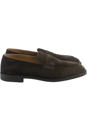 Alexander Hotto Homme, Chaussures, Brun, Taille: 40 1/2 EU Mocassin en daim marron semelle en cuir