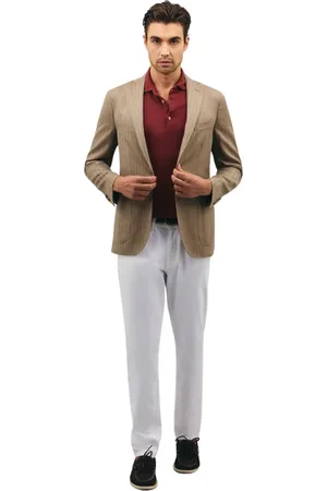 Boglioli Homme, Vestes, , Taille: L Veste Chevron en Laine et Soie K