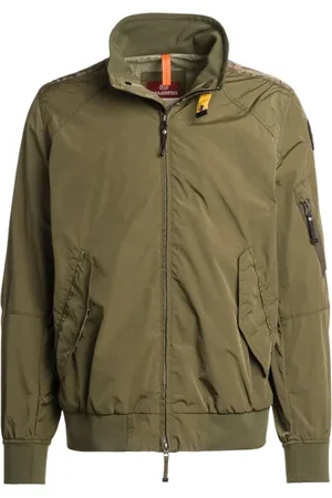 Parajumpers Homme, Vestes, Vert, Taille: M Bomber en Nylon avec Revêtement en Polyuréthane