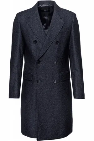 HUGO BOSS Homme, Manteaux, Bleu, Taille: S Darvin Parka Coat