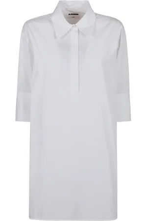 Jil Sander Femme, Robes, Blanc, Taille: 34 FR Chemise Blanche