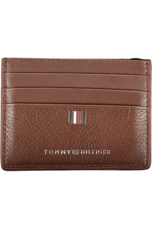 Tommy Hilfiger Homme, Accessoires, Brun, Taille: ONE Size Portefeuille en cuir marron