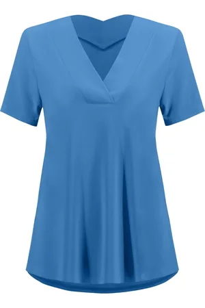 Joseph Ribkoff Femme, Blouses et Chemises, Bleu, Taille: 54 FR Blouse Élégante