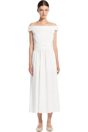 Max Mara Femme, Robes, Blanc, Taille: 42 FR Robe Blanche d