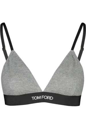Tom Ford Femme, Sous-vêtements, Gris, Taille: 42 FR Soutien-gorge triangle à bretelles logo