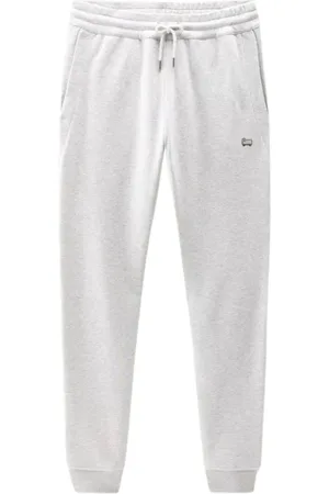 Woolrich Homme, Pantalons, Gris, Taille: S Pantalon de survêtement gris clair mélangé