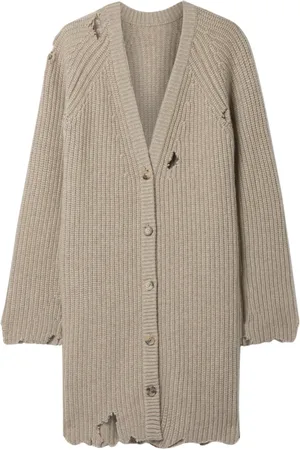 Khaite Femme, Pulls, , Taille: 38 FR Gilet Rory à l`aspect usé