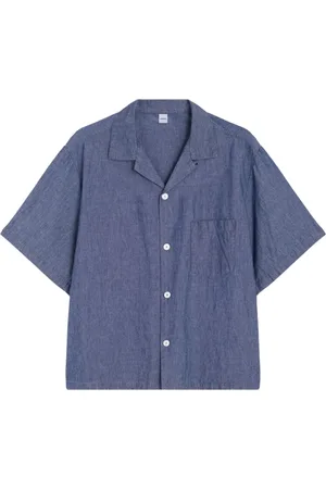 Aspesi Homme, Chemises, Bleu, Taille: L Chemise Denim Manches Courtes