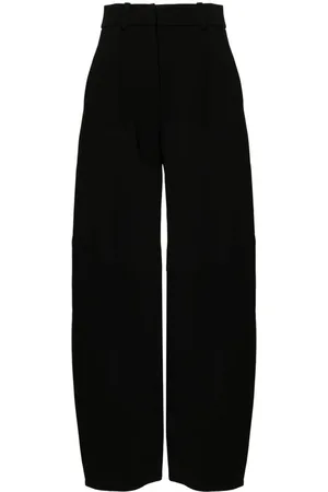 Jacquemus Femme, Pantalons, Noir, Taille: 40 FR Pantalon Large