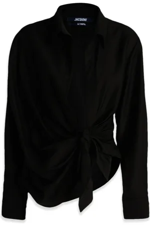 Jacquemus Femme, Blouses et Chemises, Noir, Taille: 34 FR Camicie Shirt