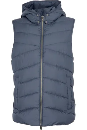 Woolrich Homme, Vestes, Bleu, Taille: XL Doudoune sans manches matelassée bleu Melton