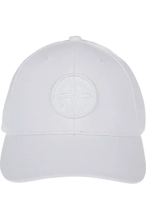 Stone Island Homme, Accessoires, Blanc, Taille: ONE Size Casquette de baseball classique