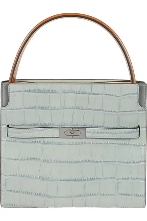 Tory Burch Femme, Sacs, Bleu, Taille: ONE Size Sac à main en cuir