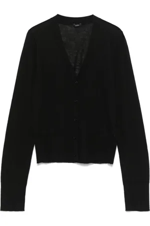 Joseph Femme, Pulls, Noir, Taille: 38 FR Cardigan Noir en Cachemire