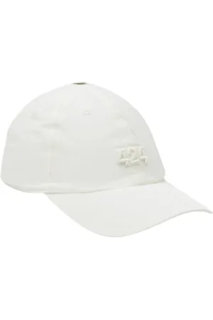 424 FAIRFAX Unisex, Accessoires, Blanc, Taille: ONE Size Chapeau en Twill de Coton Blanc
