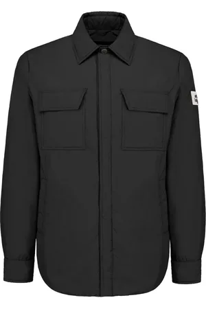 afterlabel Homme, Vestes, Noir, Taille: M Manteau Noir Élégant