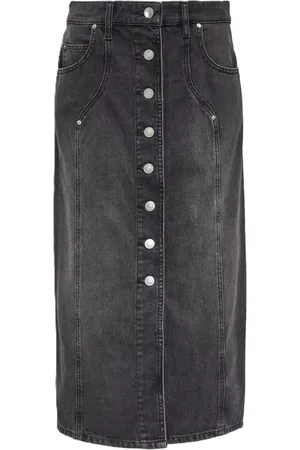 Isabel Marant Femme, Jupes, Noir, Taille: 36 FR Jupe en jean Vandy avec poches