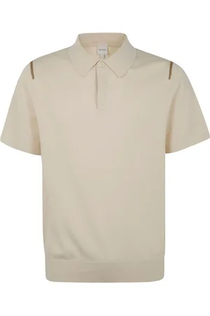Paul Smith Homme, Tops, Blanc, Taille: S Polo Blanc avec Bordure Contrastante
