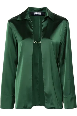 Jacquemus Femme, Blouses et Chemises, Vert, Taille: 38 FR Blouse