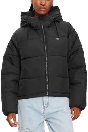 Tommy Hilfiger Femme, Vestes, Noir, Taille: 36 FR Doudoune Noire