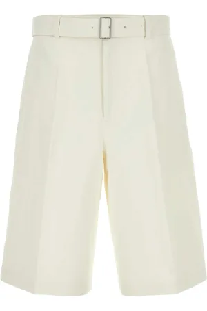 Jil Sander Homme, Shorts, Blanc, Taille: L Bermuda Cool et Confortable