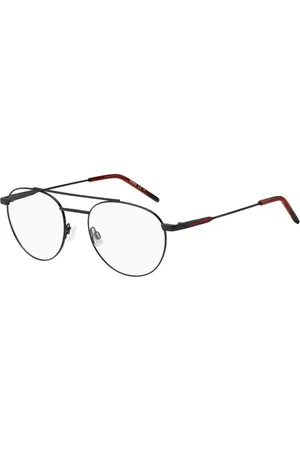 HUGO BOSS Homme, Accessoires, Noir, Taille: ONE Size Lunettes à Monture Métallique Noire