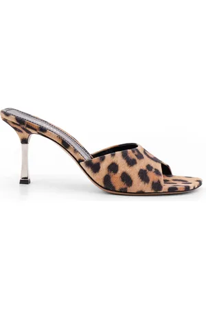 PARIS TEXAS Femme, Chaussures, Multicolore, Taille: 38 1/2 EU Sandales Stilettos en Daim Animalier