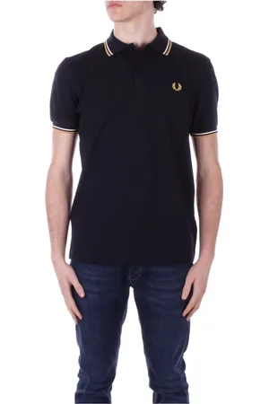Fred Perry Homme, Tops, Bleu, Taille: S Polos et T-shirts Polo Bleus