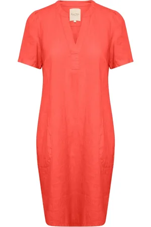 Part Two Femme, Robes, Rouge, Taille: 42 FR Robe Grenadine